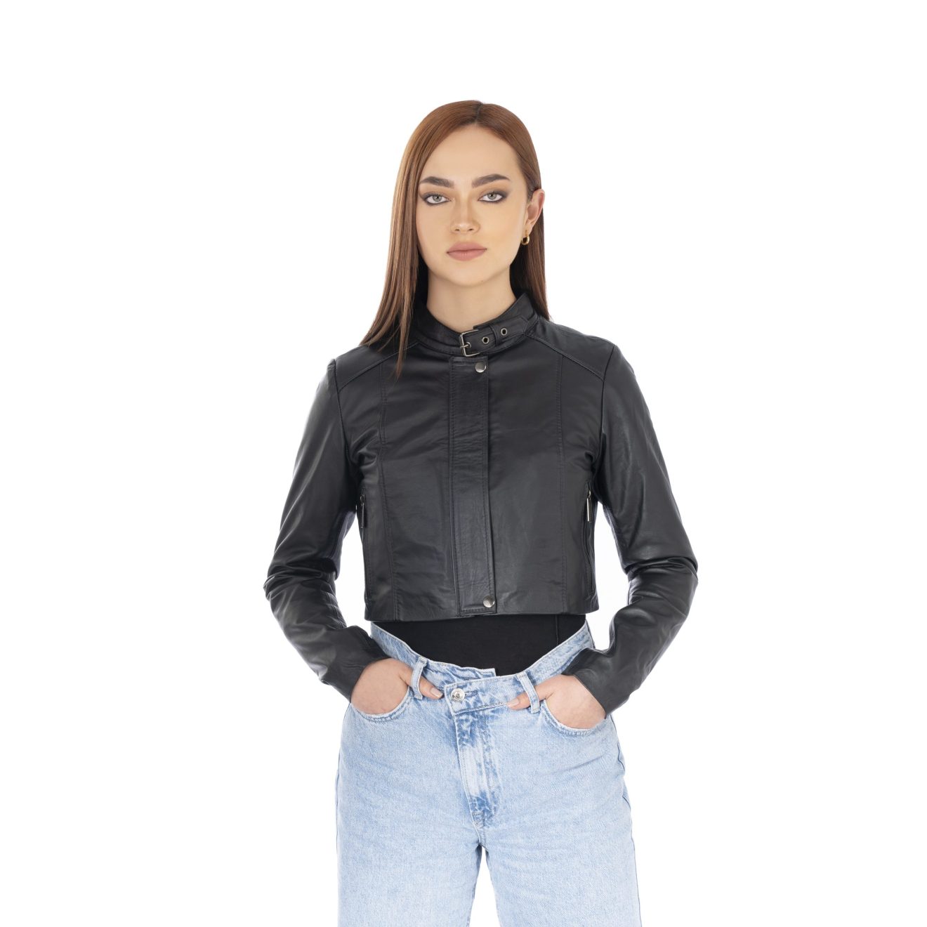 Chaqueta Bomber De Cuero Lara Estilo Y Confort Definitivo main image 0